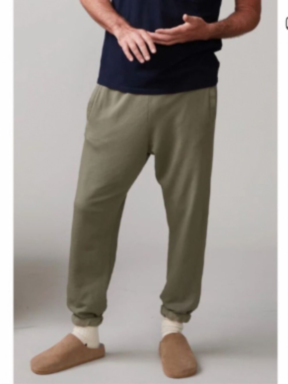 Monrow Green Lounge Sweatpants in Medium